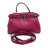 Image 2 : Fendi Pink Nappa Leather Peekaboo Micro Crossbody Handbag