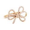 Image 1 : 0.77 ctw Diamond Ring - 18KT Rose Gold