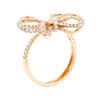 Image 4 : 0.77 ctw Diamond Ring - 18KT Rose Gold