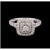 Image 2 : 1.10 ctw Diamond Ring - 14KT White Gold