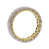 Image 2 : 1.10 ctw Diamond Eternity Ring - Platinum and 18KT Yellow Gold