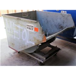 Wright Self-Dumping Hopper w/Wheels 64"L x 54"W x 52"H