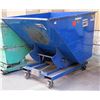 Image 1 : Vestil Self-Dumping Hopper w/Wheels, Model D-200-LD, 66"L x 56"W x 57.5"H