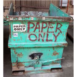 Self-Dumping Hopper, No Wheels, 67"L x 46"W x 49"H