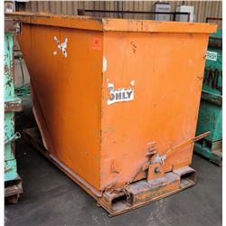 Self-Dumping Hopper, No Wheels, 73"L x 43"W x 55.5"H
