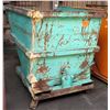 Image 1 : Self-Dumping Hopper w/Wheels, 65"L x 45"W x 54.4"H