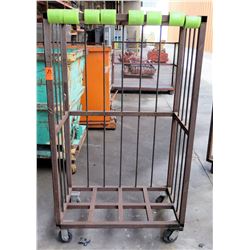 Heavy Duty Metal Rolling Rack, 39"W x 26.5"D x 66"H