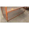 Image 2 : Metal Rolling Cage Cart with Shelf, 73"L x 25"W x 53"H