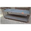 Image 2 : Metal Rolling Cage Cart with Shelf, 73"L x 25"W x 53"H