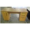 Image 2 : Qty 3 Metal/Wood Work Desks