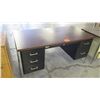 Image 3 : Qty 3 Metal/Wood Work Desks