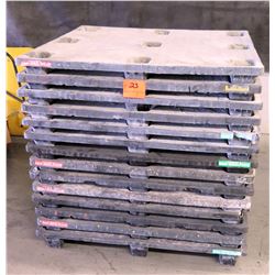 Qty 14 Plastic Pallets