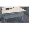 Image 2 : Wood Top Work Table with Metal Base