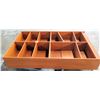 Image 1 : Tall Wooden Shelving Unit, 47"W x 11.5"D x 76"H