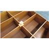 Image 2 : Tall Wooden Shelving Unit, 47"W x 11.5"D x 76"H