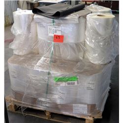 Pallet of Plastic Rolls