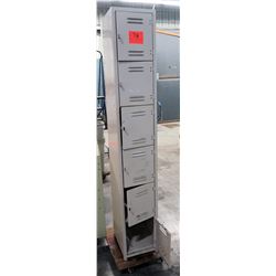 Tall 6-Compartment Storage Locker