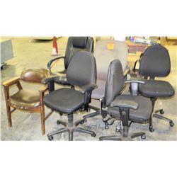 Qty 8 Misc. Office Chairs