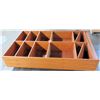 Image 1 : Tall Wooden Shelving Unit, 47"W x 11.5"D x 76"H