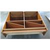 Image 2 : Tall Wooden Shelving Unit, 47"W x 11.5"D x 76"H