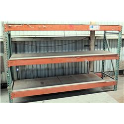 Metal Shelving, 116"L x 30"W x 72"H