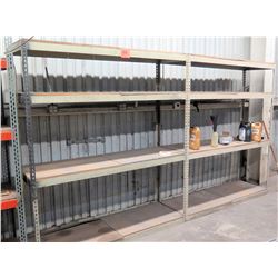 Metal Shelving, 72"L x 24"W x 84"H