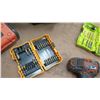 Image 9 : Qty 2 Ridgid Cordless Drills w/ Battery, Charger & Bits