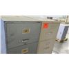 Image 2 : Qty 2 Metal 4-Drawer Vertical File Cabinets