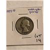 Image 1 : 1953 D Washington Silver Quarter Nice Early US Coin