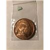 Image 2 : 2013 BUFFALO CHIEF 1oz Copper Coin 999 Fine Copper
