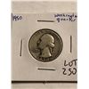 Image 1 : 1950 P Washington Silver Quarter Nice Early US Coin