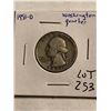 Image 1 : 1951 D Washington Silver Quarter Nice Early US Coin