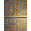 Image 1 : 1941 Number 2 Penny Collection includes Steel WWII Cents 88 Total Coins in Book