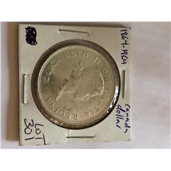 1964 Quebec Canada Silver PROOF Dollar