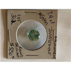 Rare HUGE 7.40 Carat AQUAMARINE Investment *GEM QUALITY