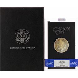 1884-CC $1 Morgan Silver Dollar Coin GSA w/ Box NGC MS65+ Nice Toning