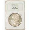 Image 1 : 1881-S $1 Morgan Silver Dollar Coin NGC MS64 Old Fat Holder