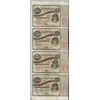 Image 1 : Uncut Sheet of (4) State of Louisiana Baby Bond Obsolete Notes