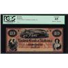 Image 1 : 1800's $10 Eastern Bank of Alabama Eufaula, AL Obsolete Bank Note PCGS Gem New 6