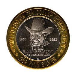 .999 Fine Silver Sam's Town Casino Las Vegas $10 Limited Edition Gaming Token