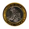 Image 2 : .999 Fine Silver Sam's Town Casino Las Vegas $10 Limited Edition Gaming Token