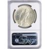 Image 2 : 1927-D $1 Peace Silver Dollar Coin NGC MS61