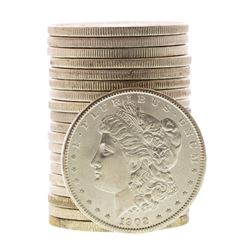 Roll of (20) Brilliant Uncirculated 1902-O $1 Morgan Silver Dollar Coins
