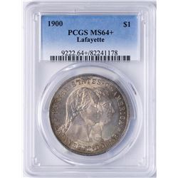 1900 $1 Lafayette Commemorative Silver Dollar Coin PCGS MS64+