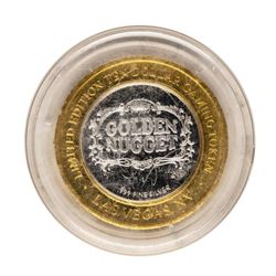 .999 Fine Silver Golden Nugget Las Vegas, Nevada $10 Limited Edition Gaming Toke