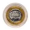 Image 1 : .999 Fine Silver Golden Nugget Las Vegas, Nevada $10 Limited Edition Gaming Toke