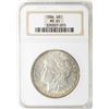 Image 1 : 1886 $1 Morgan Silver Dollar Coin NGC MS65