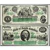 Image 1 : Lot of 1872 $20 & $50 State of South Carolina Revenue Bond Obsolete Notes