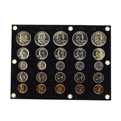 Set of 1955-1959 (5) Coin Proof Sets