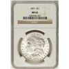 Image 1 : 1897 $1 Morgan Silver Dollar Coin NGC MS62